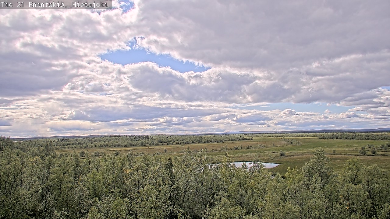Weather Camera Image Väg 21 Enontekis, Hietajoki, Enontekiö, Lappi