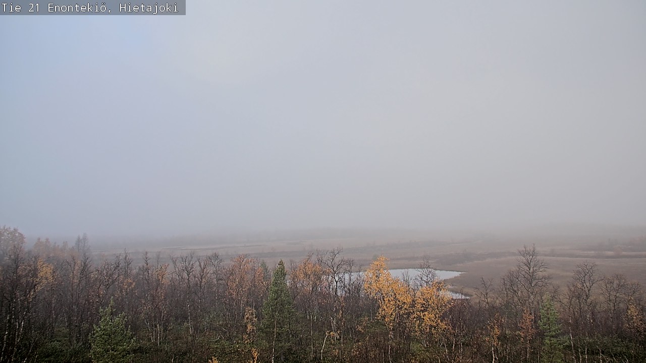 Weather Camera Image Road 21 Enontekiö, Hietajoki, Enontekiö, Lappi