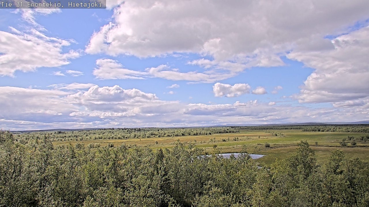 Weather Camera Image Väg 21 Enontekis, Hietajoki, Enontekiö, Lappi