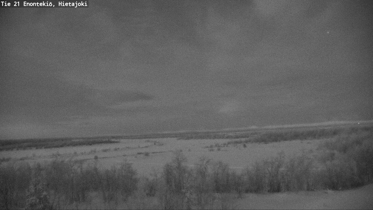 Weather Camera Image Road 21 Enontekiö, Hietajoki, Enontekiö, Lappi