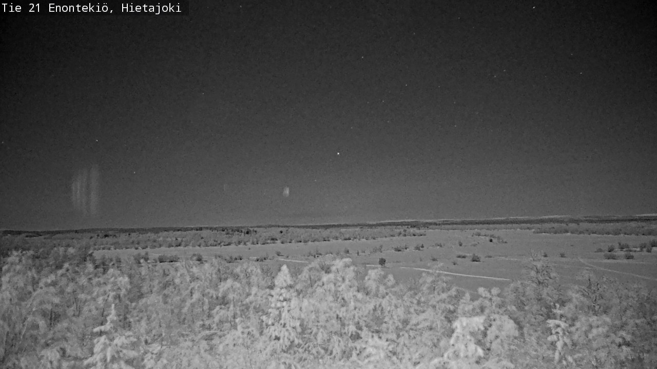 Weather Camera Image Väg 21 Enontekis, Hietajoki, Enontekiö, Lappi