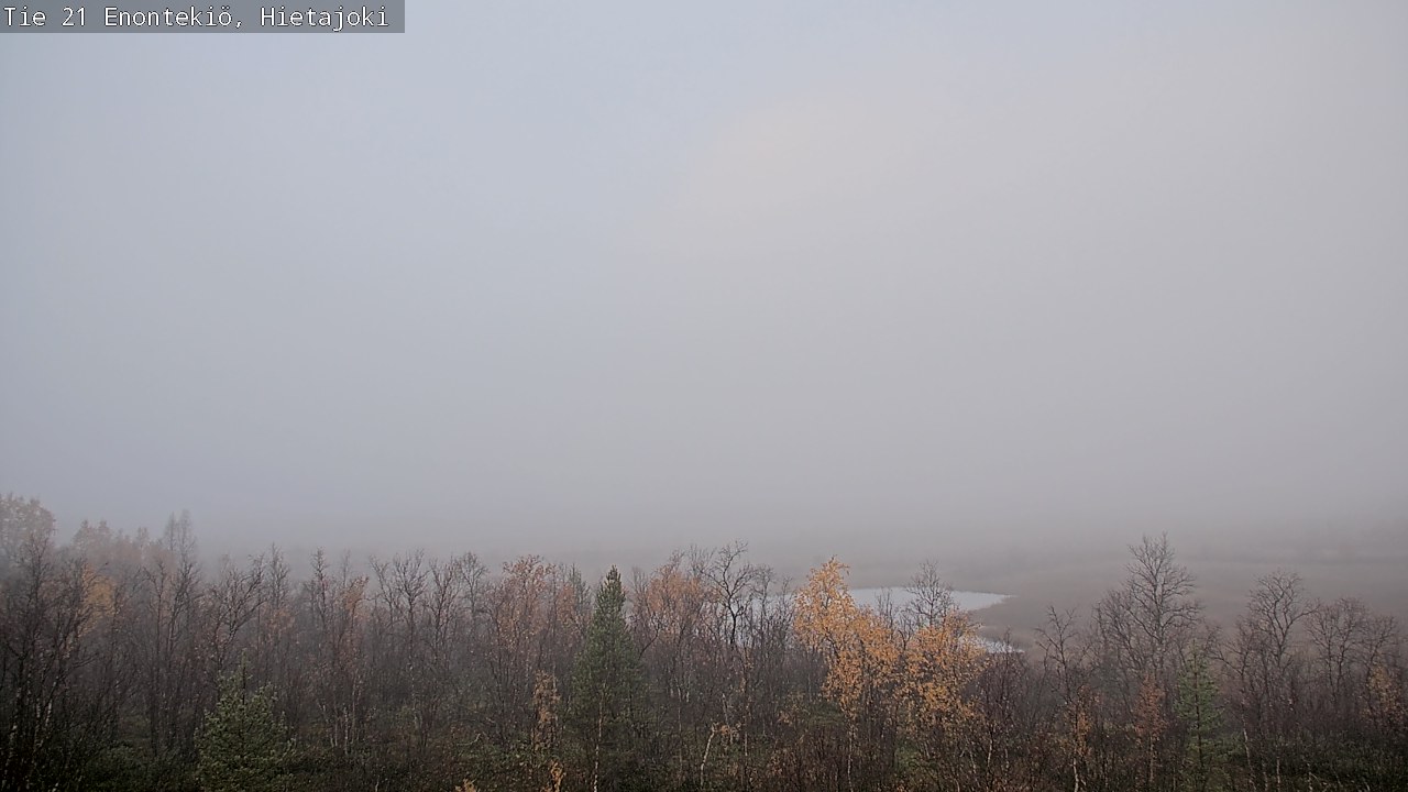 Weather Camera Image Road 21 Enontekiö, Hietajoki, Enontekiö, Lappi