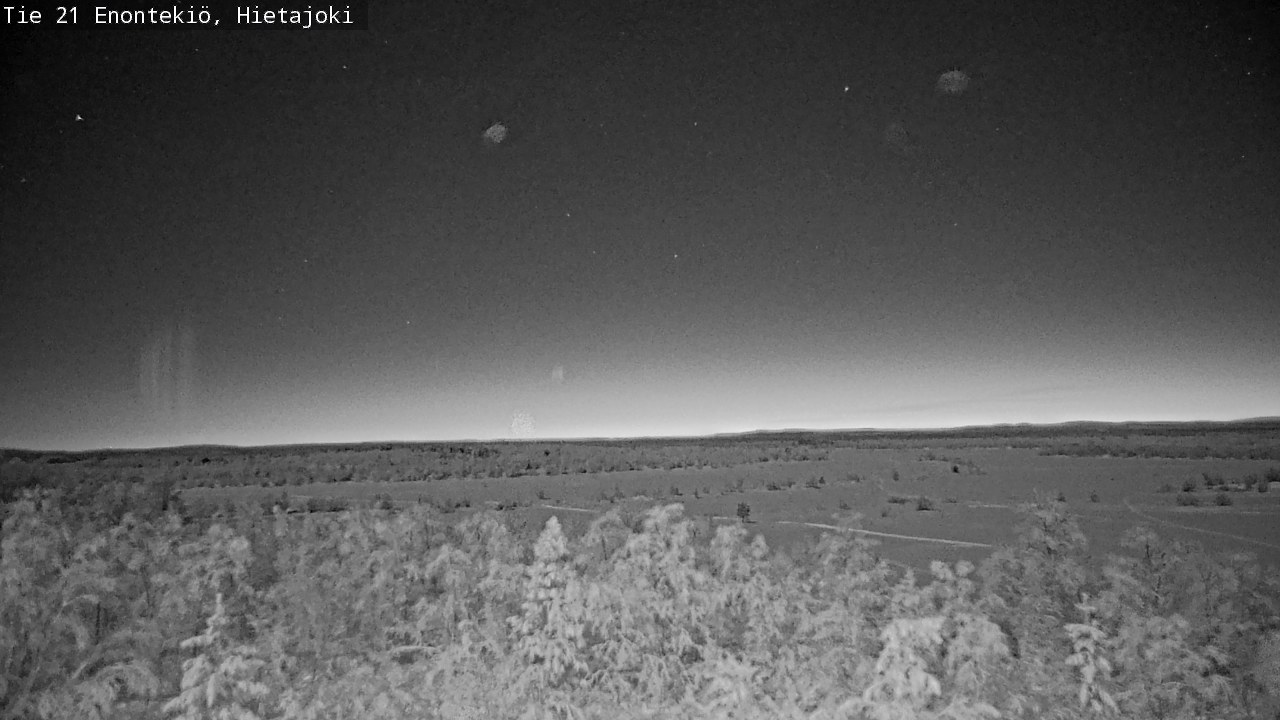 Weather Camera Image Väg 21 Enontekis, Hietajoki, Enontekiö, Lappi