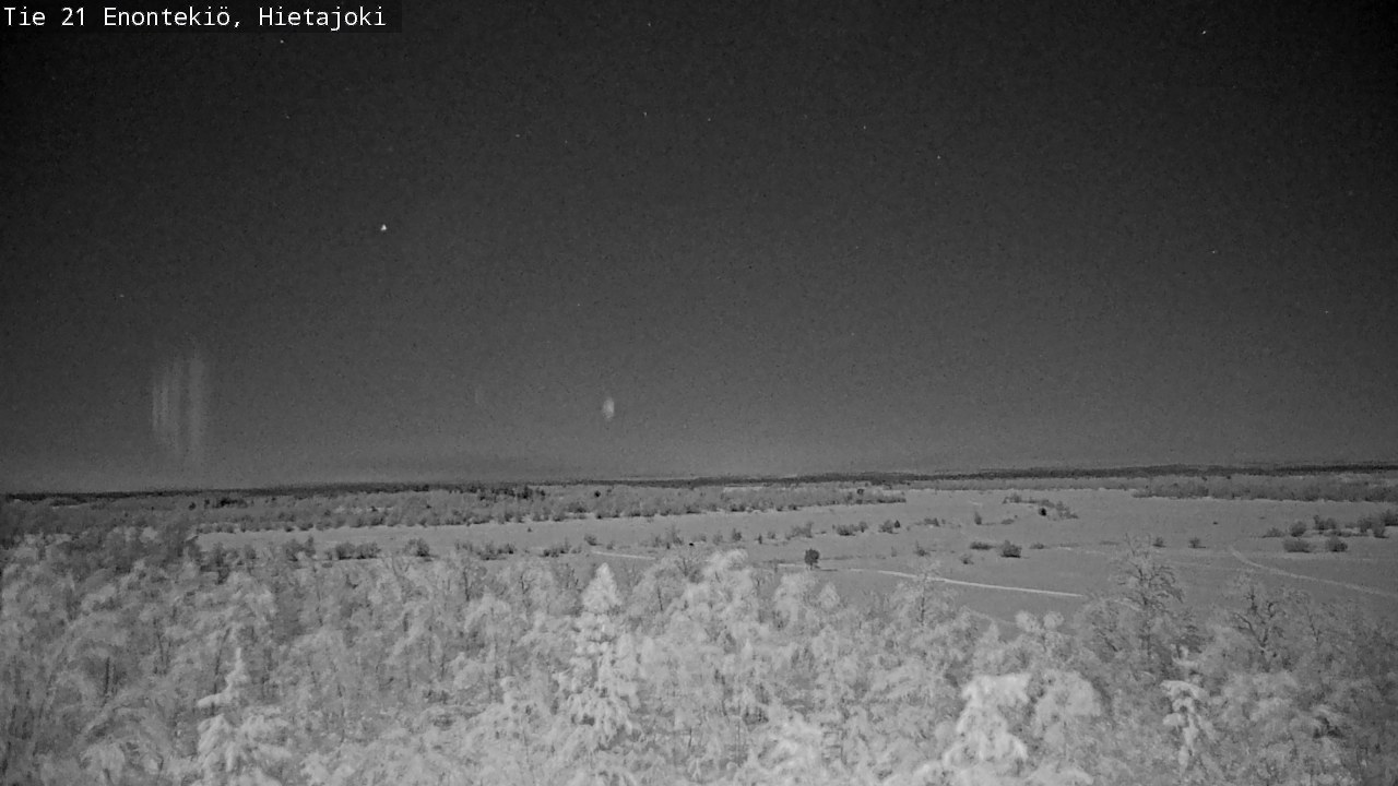 Weather Camera Image Väg 21 Enontekis, Hietajoki, Enontekiö, Lappi