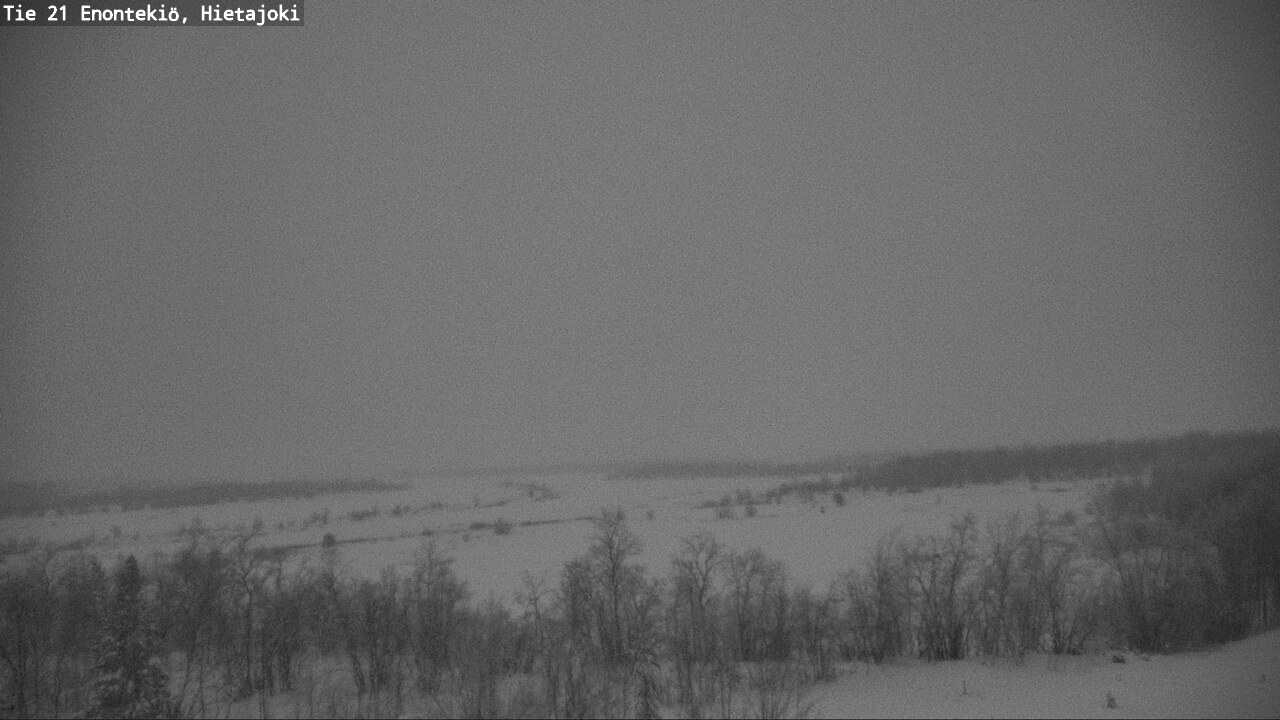 Weather Camera Image Väg 21 Enontekis, Hietajoki, Enontekiö, Lappi