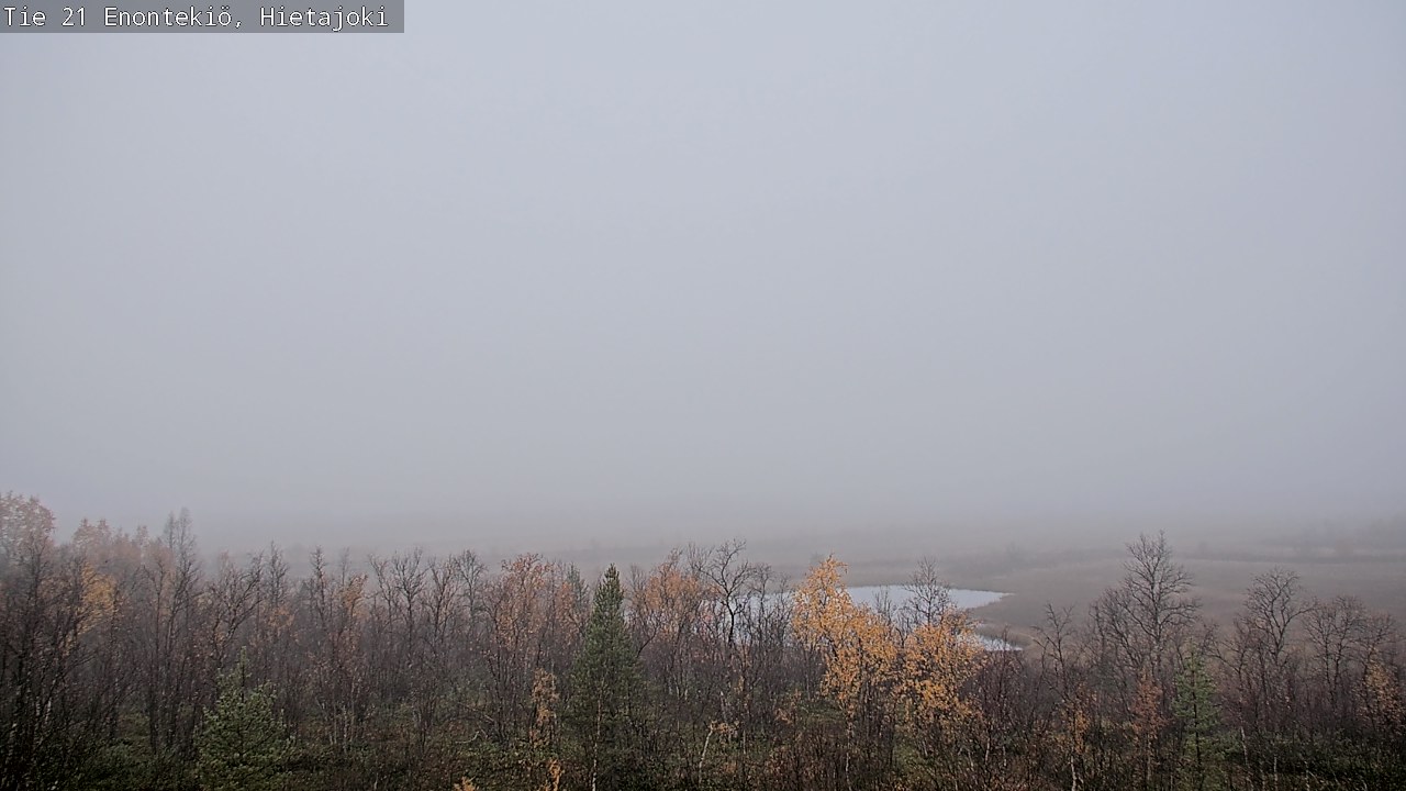 Weather Camera Image Road 21 Enontekiö, Hietajoki, Enontekiö, Lappi