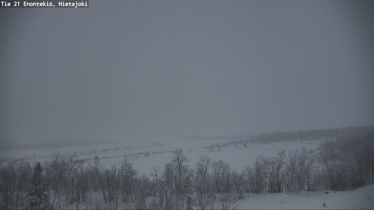 Weather Camera Image Väg 21 Enontekis, Hietajoki, Enontekiö, Lappi