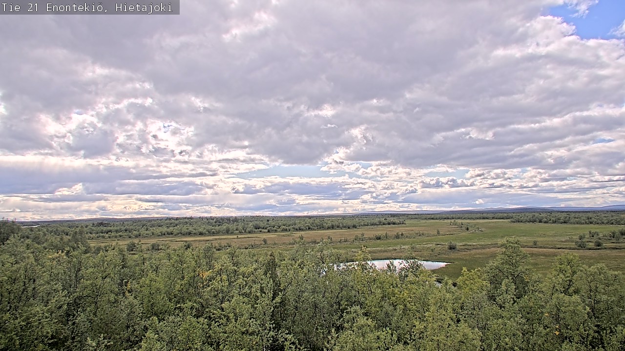 Weather Camera Image Väg 21 Enontekis, Hietajoki, Enontekiö, Lappi