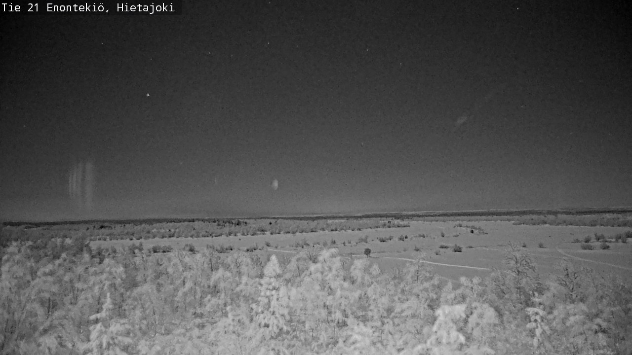 Weather Camera Image Väg 21 Enontekis, Hietajoki, Enontekiö, Lappi