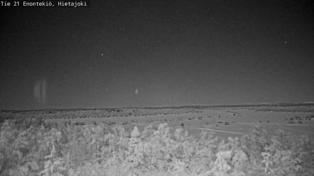 Weather Camera Image Väg 21 Enontekis, Hietajoki, Enontekiö, Lappi