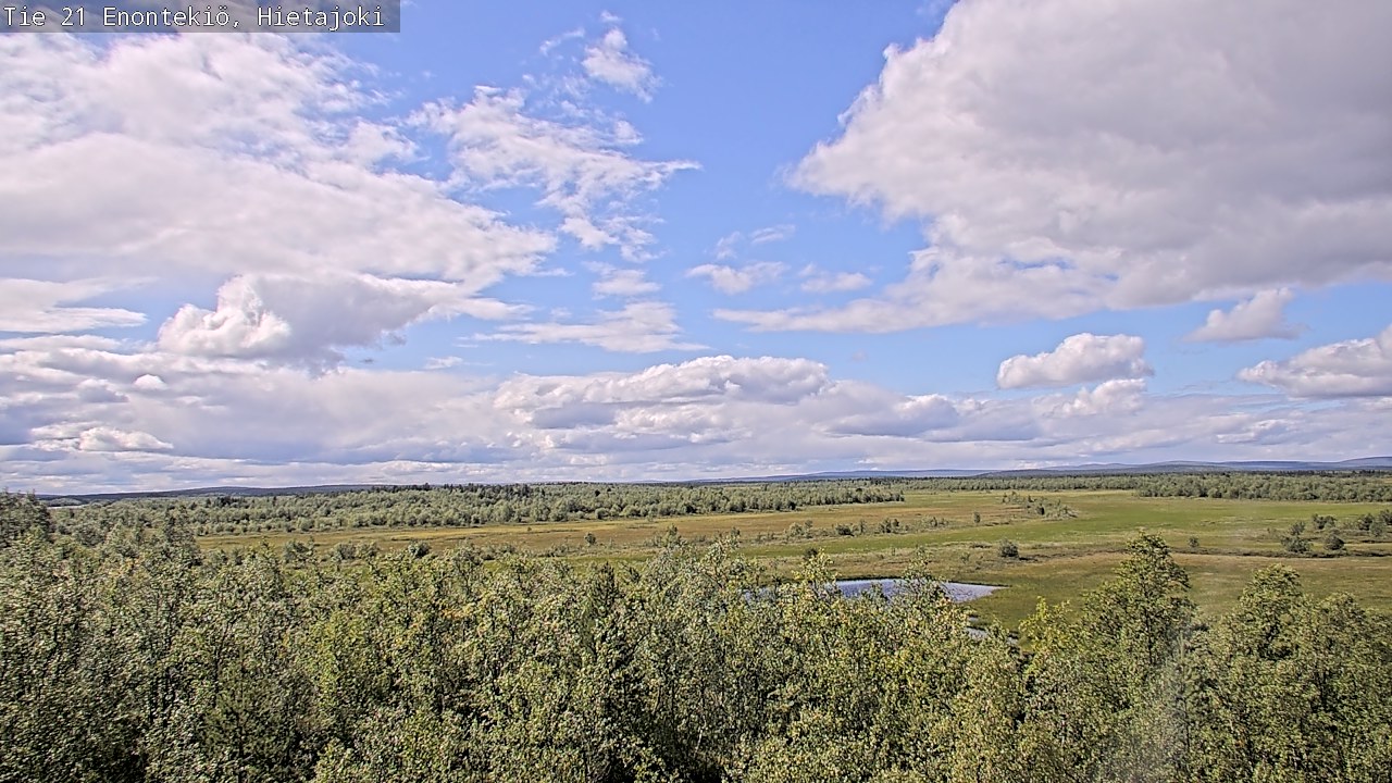 Weather Camera Image Väg 21 Enontekis, Hietajoki, Enontekiö, Lappi