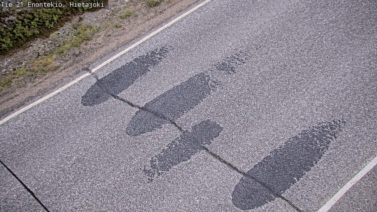 Weather Camera Image Road 21 Enontekiö, Hietajoki, Enontekiö, Lappi