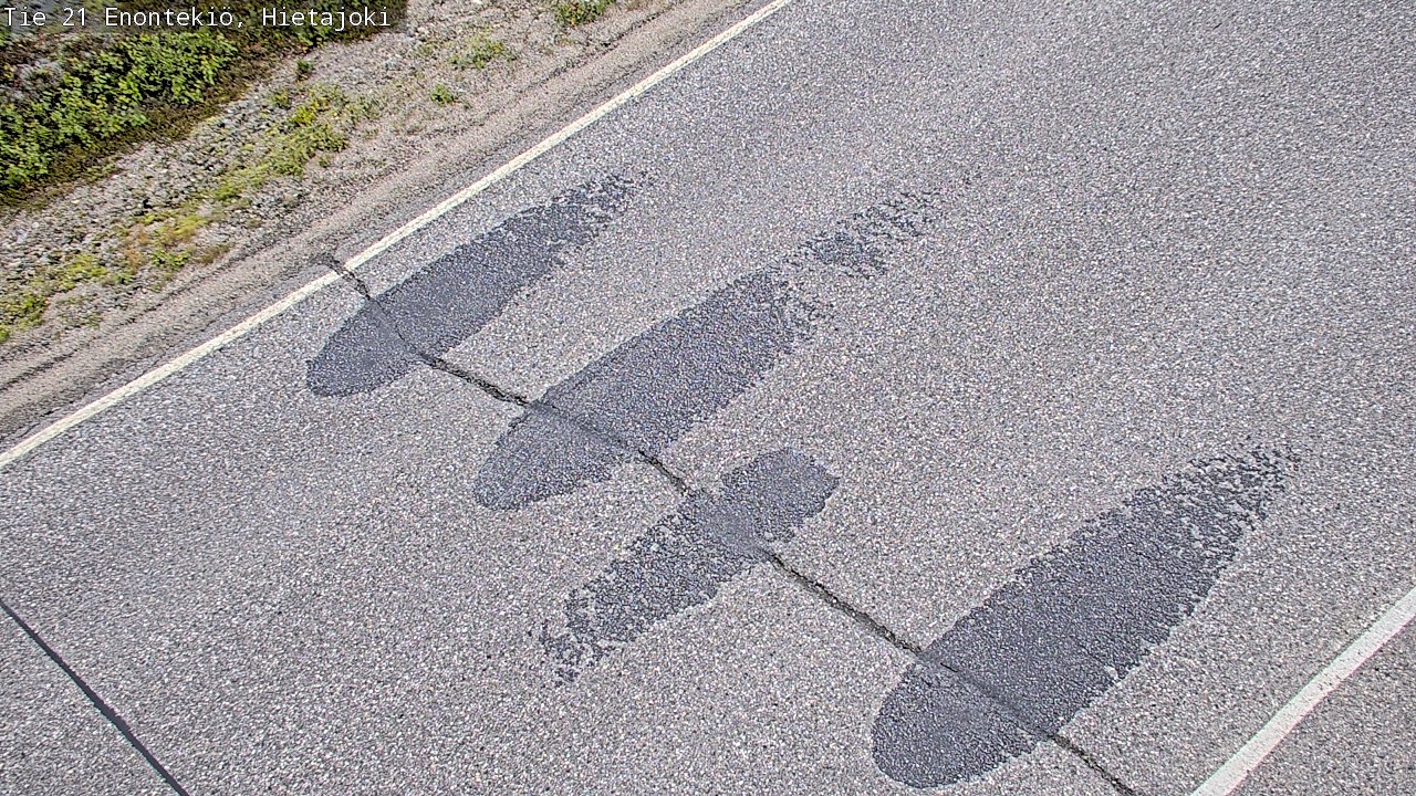 Weather Camera Image Road 21 Enontekiö, Hietajoki, Enontekiö, Lappi
