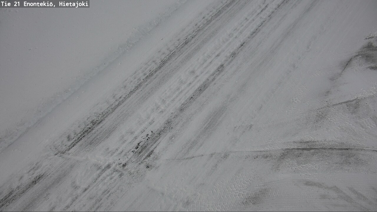 Weather Camera Image Road 21 Enontekiö, Hietajoki, Enontekiö, Lappi