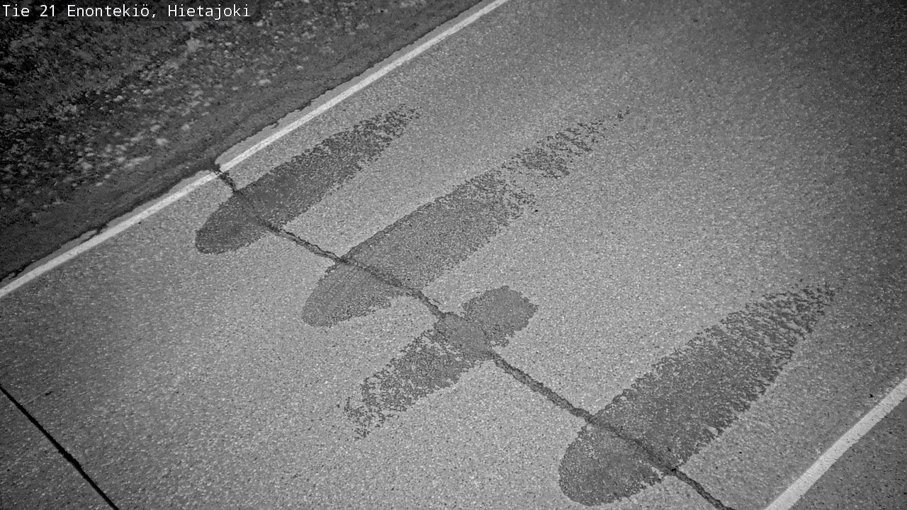 Weather Camera Image Road 21 Enontekiö, Hietajoki, Enontekiö, Lappi