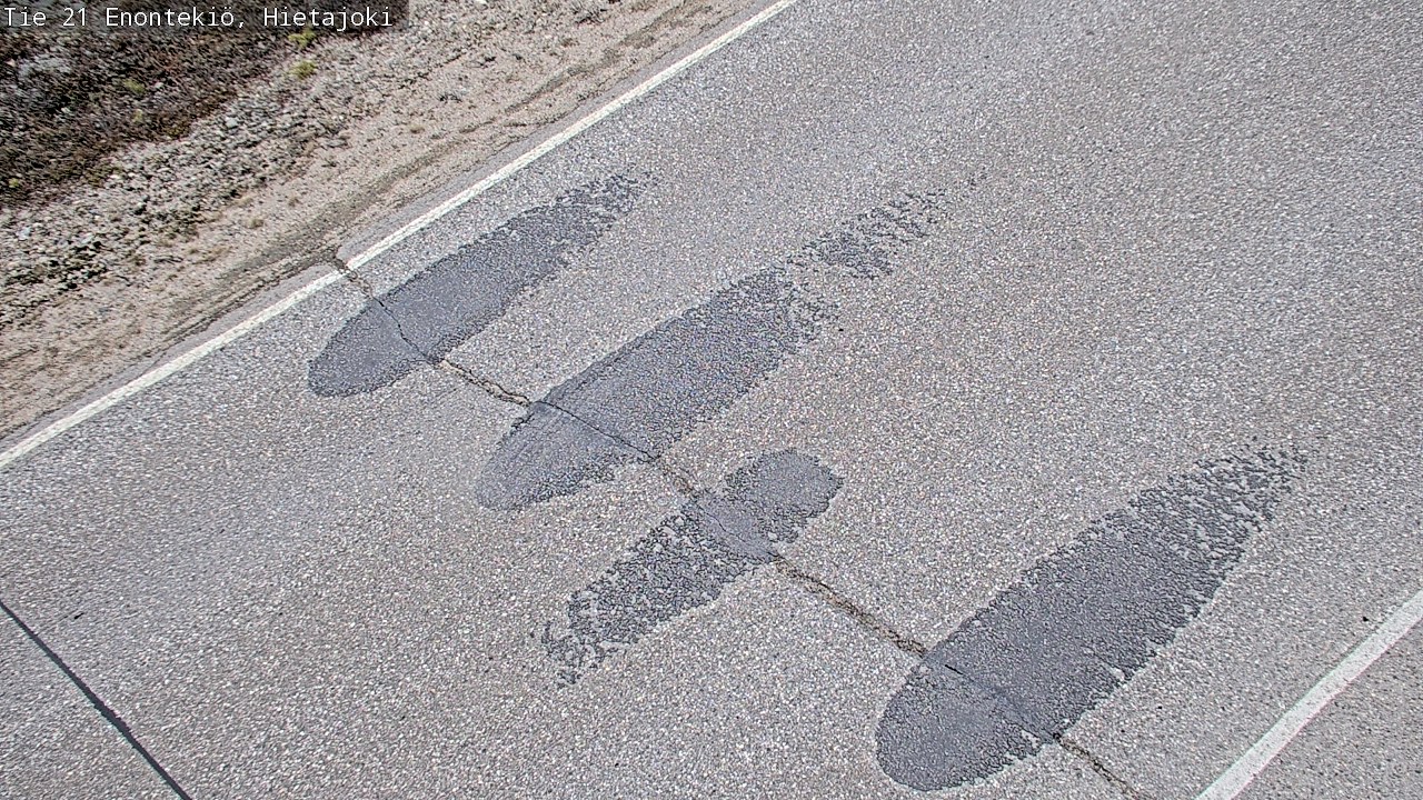 Weather Camera Image Road 21 Enontekiö, Hietajoki, Enontekiö, Lappi