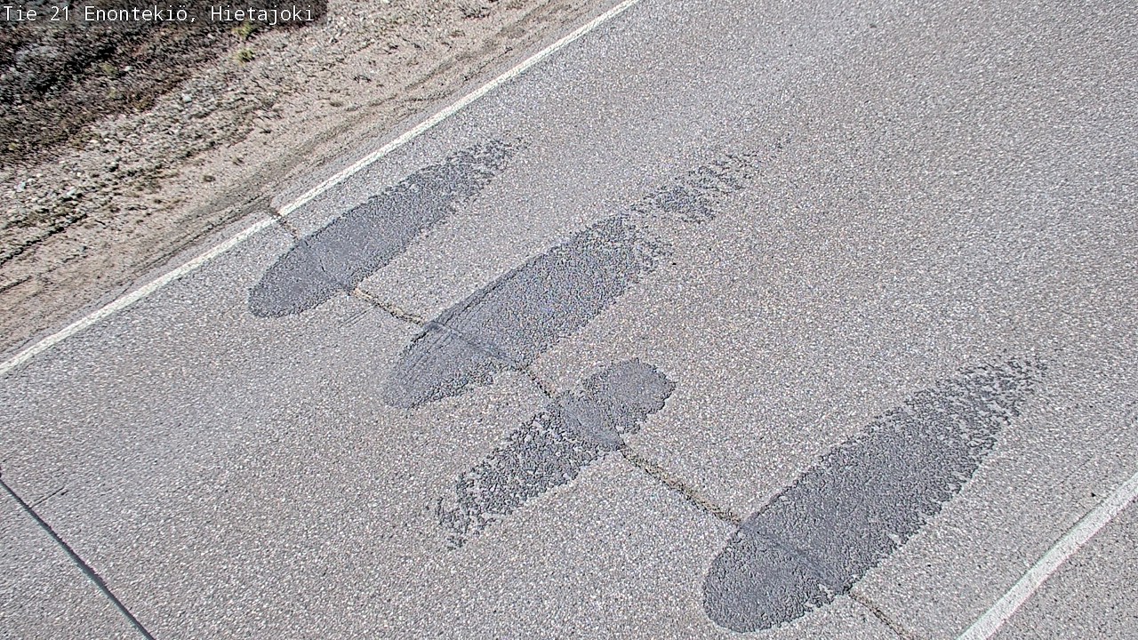 Weather Camera Image Road 21 Enontekiö, Hietajoki, Enontekiö, Lappi