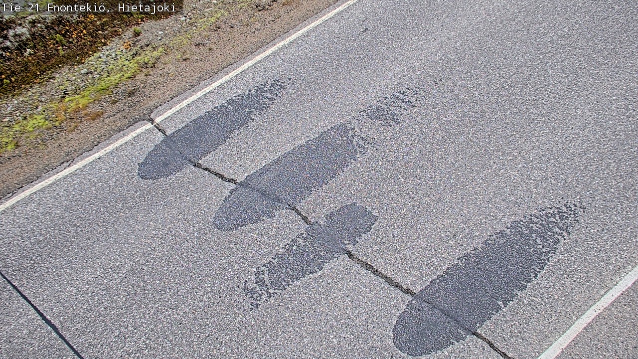 Weather Camera Image Road 21 Enontekiö, Hietajoki, Enontekiö, Lappi