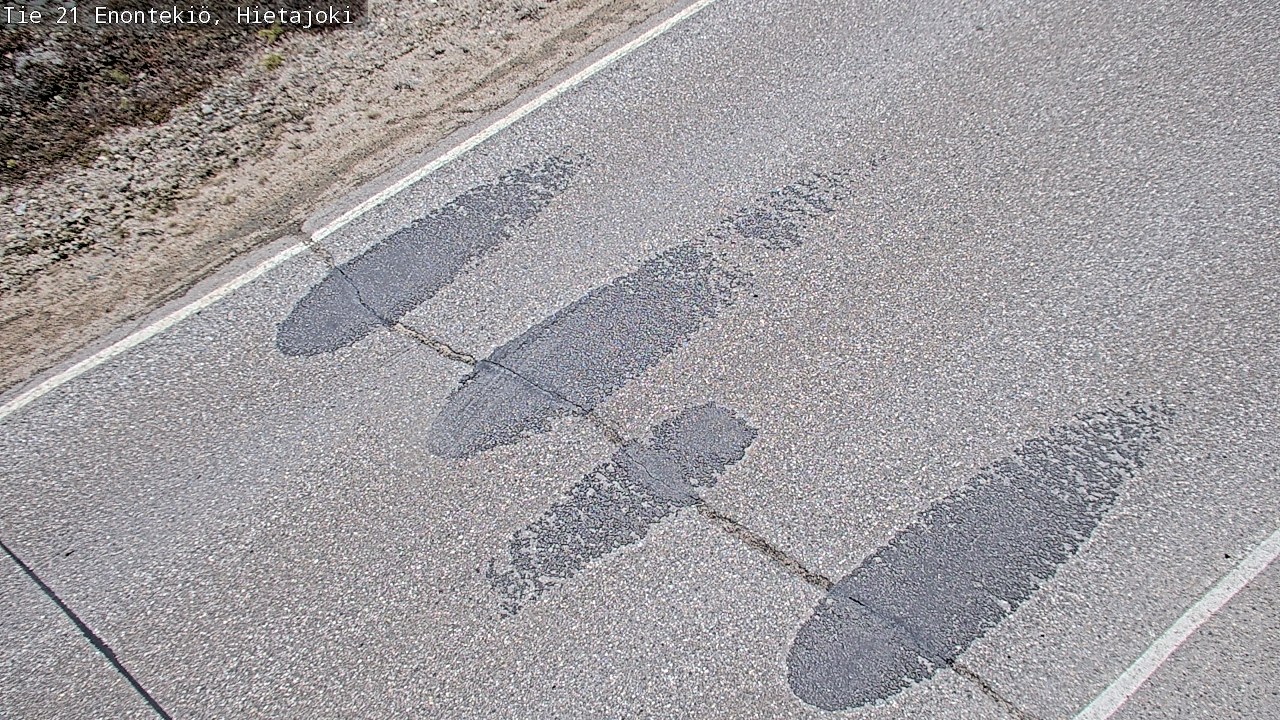 Weather Camera Image Road 21 Enontekiö, Hietajoki, Enontekiö, Lappi