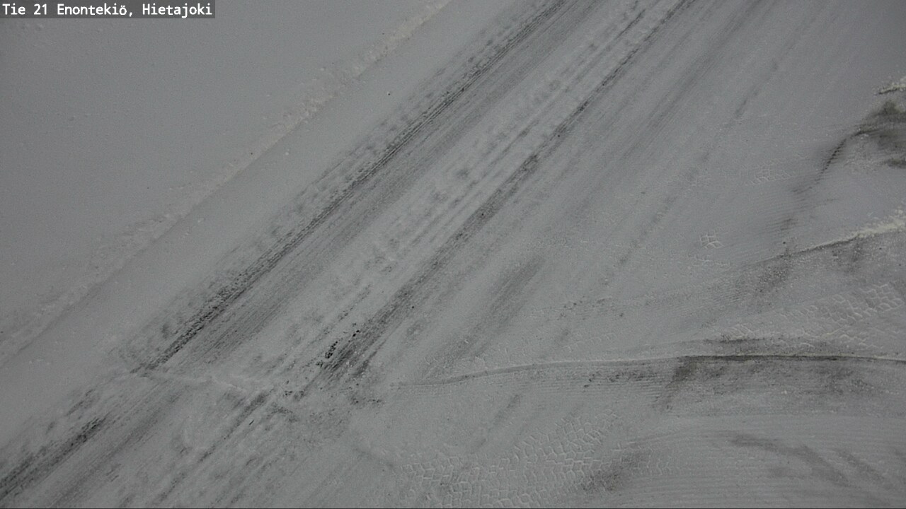 Weather Camera Image Väg 21 Enontekis, Hietajoki, Enontekiö, Lappi