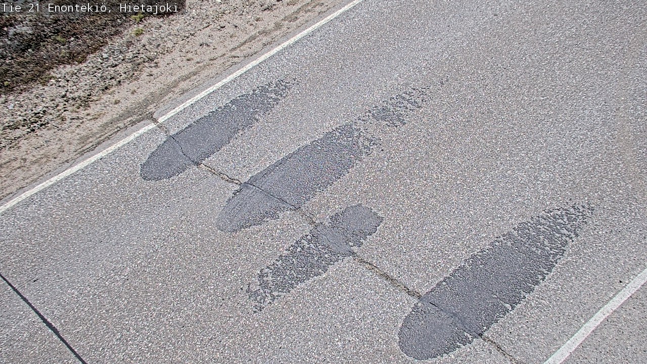 Weather Camera Image Road 21 Enontekiö, Hietajoki, Enontekiö, Lappi