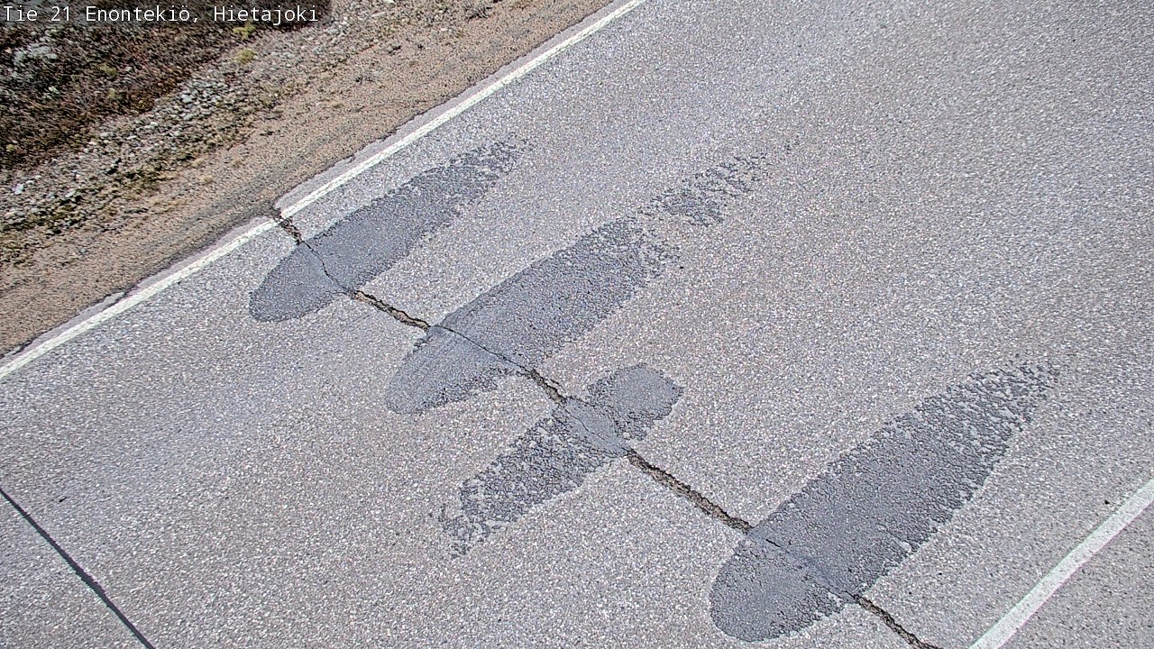 Weather Camera Image Road 21 Enontekiö, Hietajoki, Enontekiö, Lappi