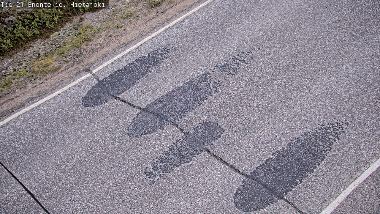 Weather Camera Image Road 21 Enontekiö, Hietajoki, Enontekiö, Lappi