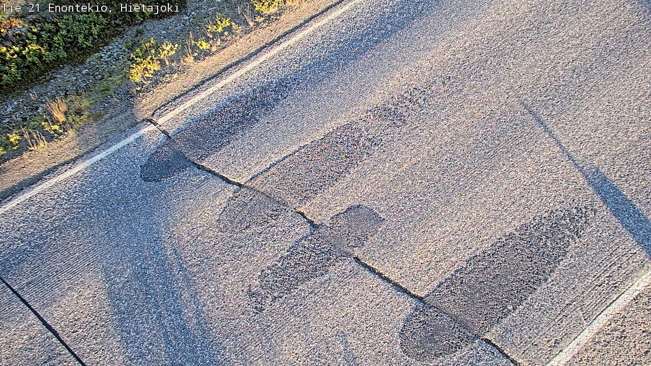 Weather Camera Image Road 21 Enontekiö, Hietajoki, Enontekiö, Lappi