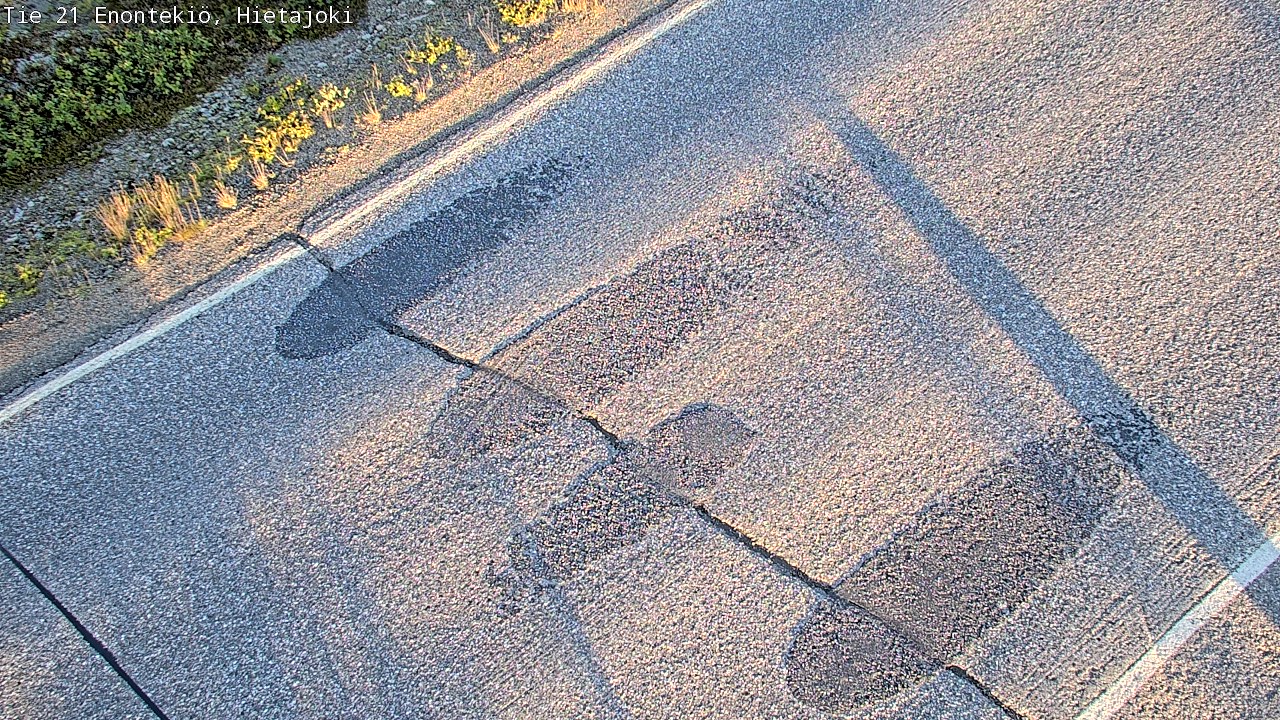 Weather Camera Image Road 21 Enontekiö, Hietajoki, Enontekiö, Lappi