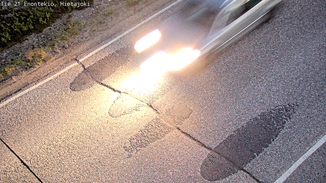 Weather Camera Image Road 21 Enontekiö, Hietajoki, Enontekiö, Lappi