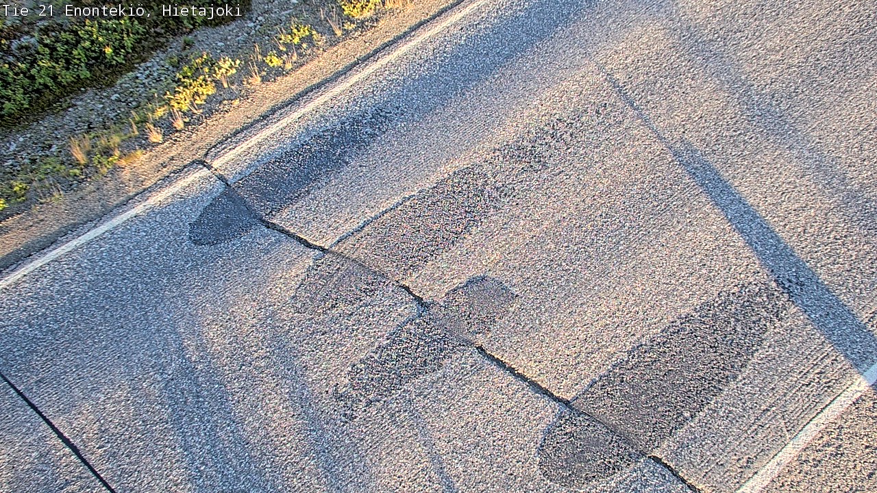Weather Camera Image Road 21 Enontekiö, Hietajoki, Enontekiö, Lappi