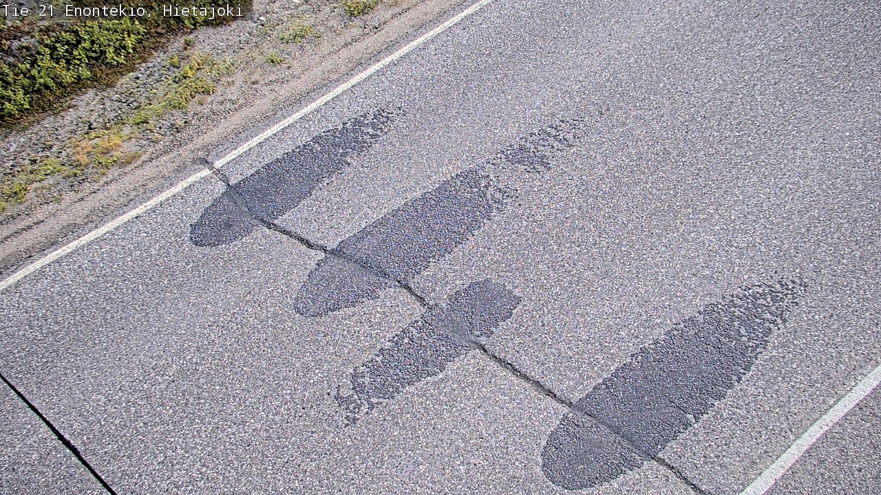 Weather Camera Image Road 21 Enontekiö, Hietajoki, Enontekiö, Lappi