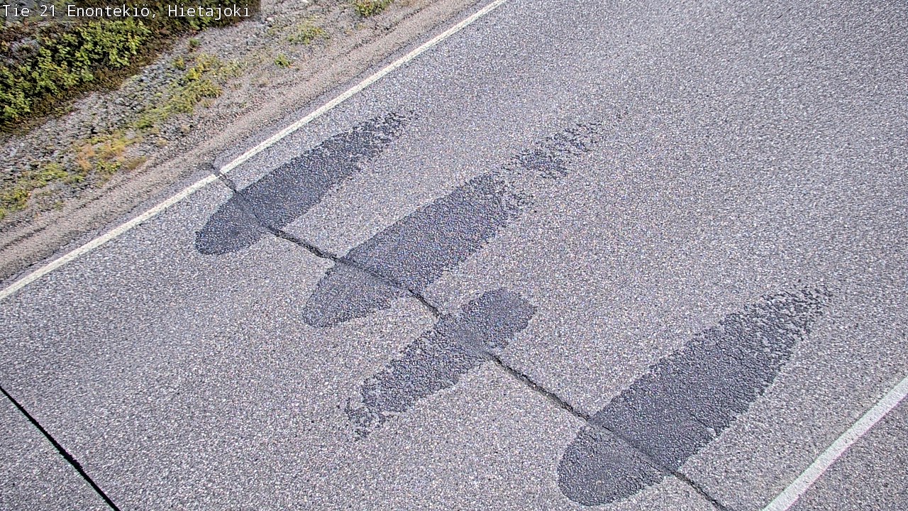Weather Camera Image Road 21 Enontekiö, Hietajoki, Enontekiö, Lappi