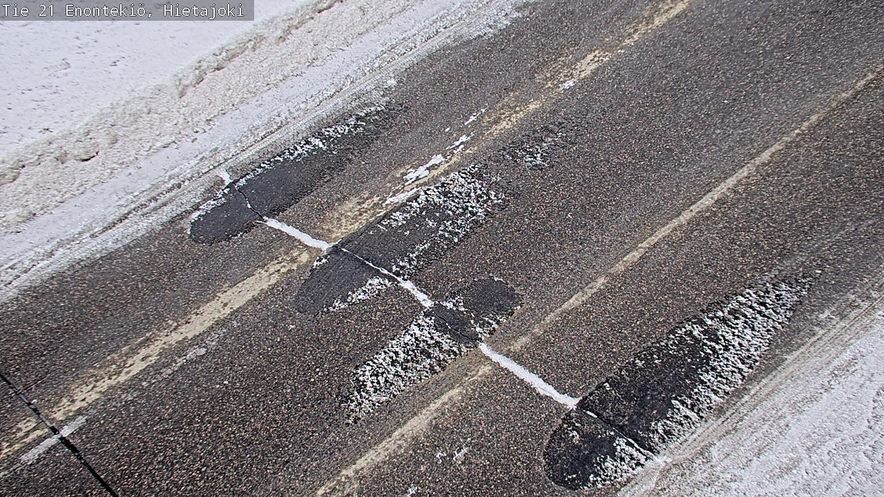 Weather Camera Image Road 21 Enontekiö, Hietajoki, Enontekiö, Lappi