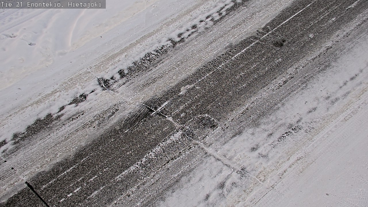 Weather Camera Image Väg 21 Enontekis, Hietajoki, Enontekiö, Lappi