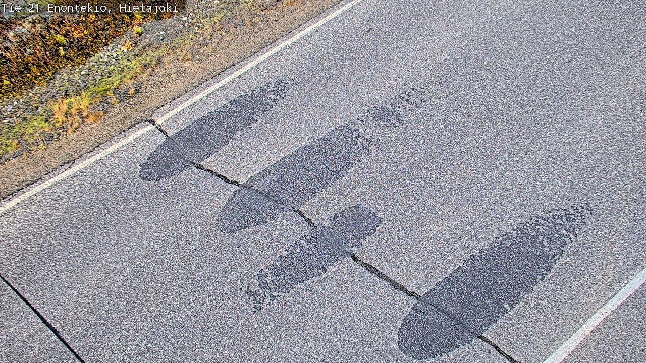 Weather Camera Image Road 21 Enontekiö, Hietajoki, Enontekiö, Lappi