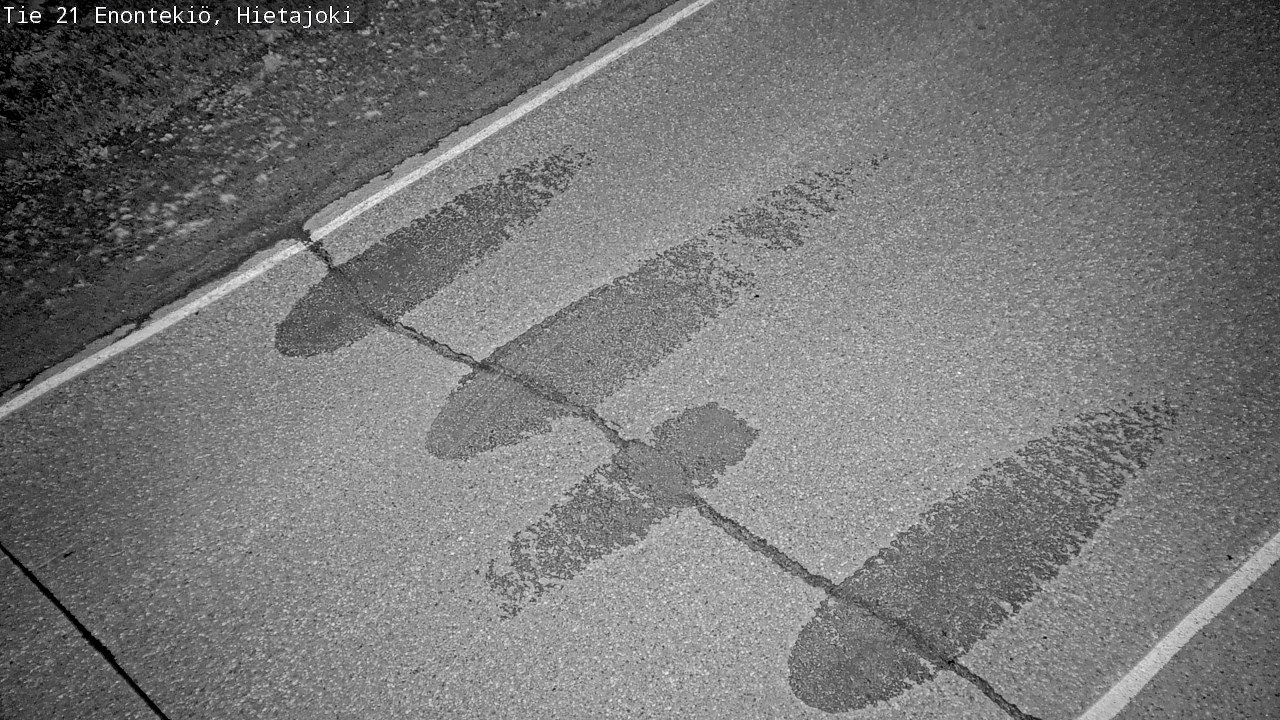 Weather Camera Image Road 21 Enontekiö, Hietajoki, Enontekiö, Lappi