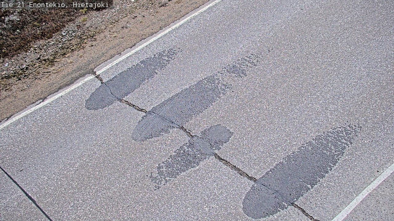Weather Camera Image Road 21 Enontekiö, Hietajoki, Enontekiö, Lappi