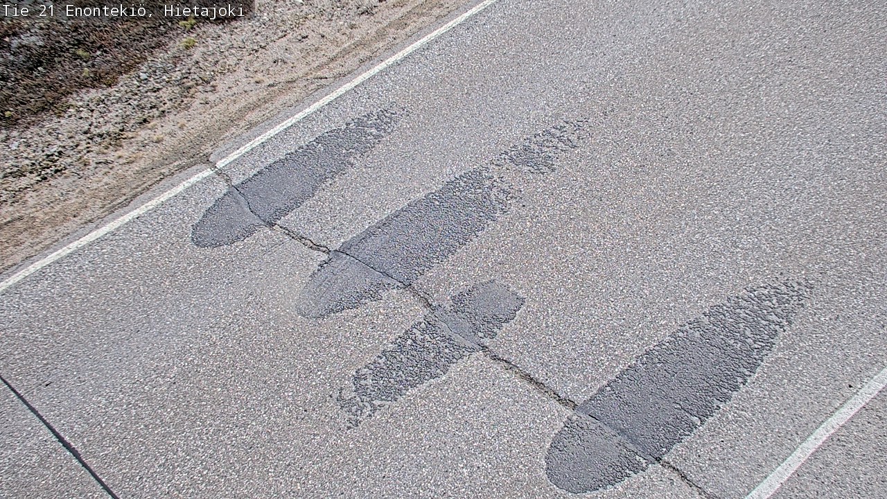 Weather Camera Image Road 21 Enontekiö, Hietajoki, Enontekiö, Lappi