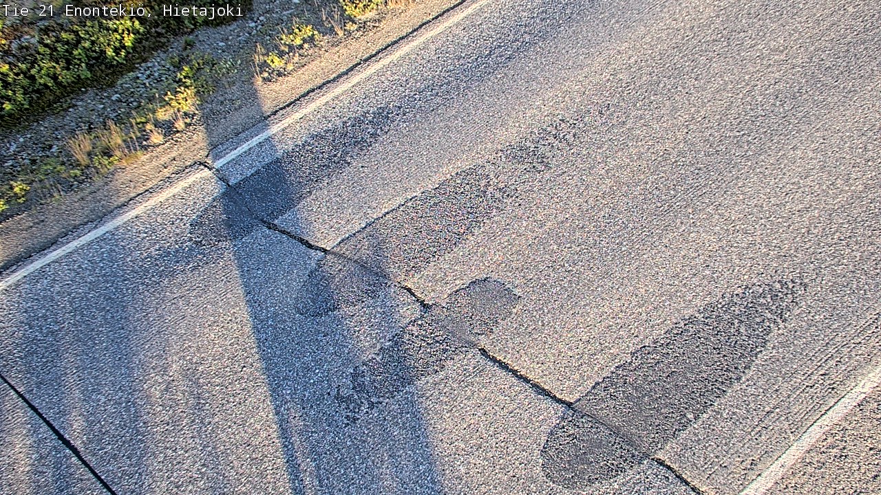 Weather Camera Image Road 21 Enontekiö, Hietajoki, Enontekiö, Lappi