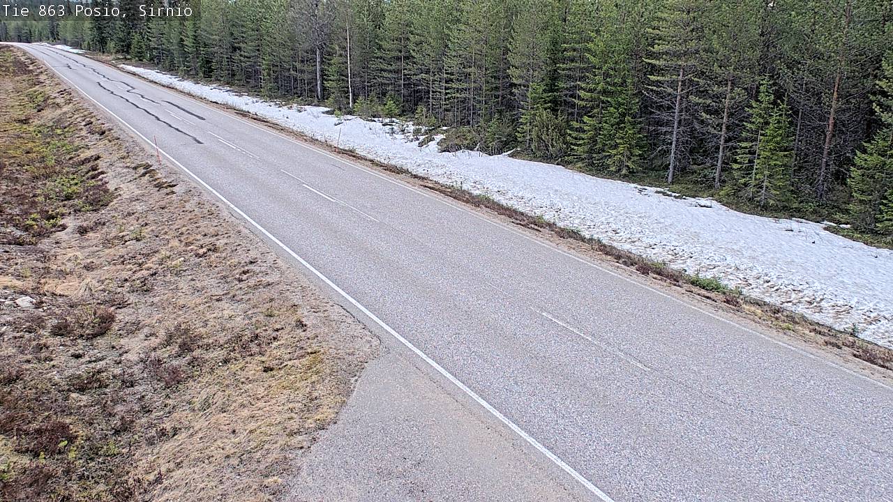 Weather Camera Image Road 863 Posio, Sirniö, Posio, Lappi