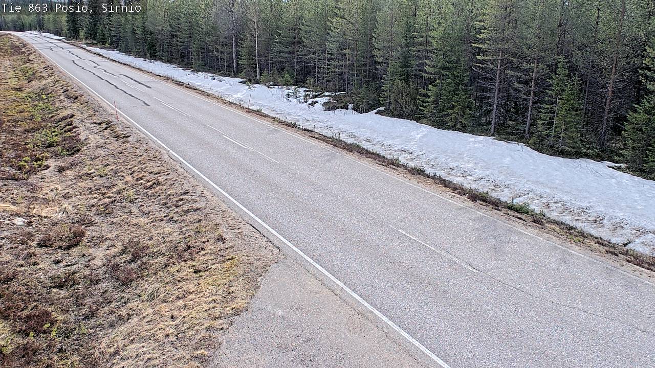 Kelikamerat Kuva Tie 863 Posio, Sirniö, Posio, Lappi
