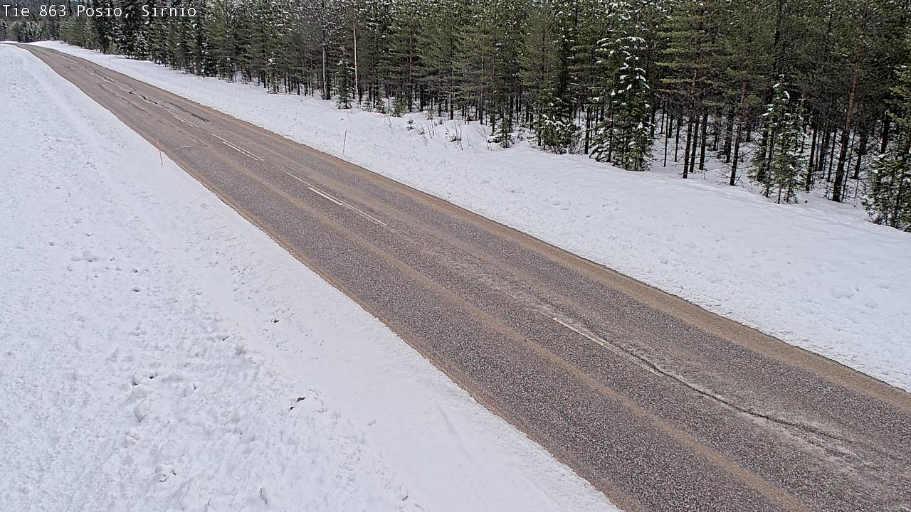 Weather Camera Image Road 863 Posio, Sirniö, Posio, Lappi