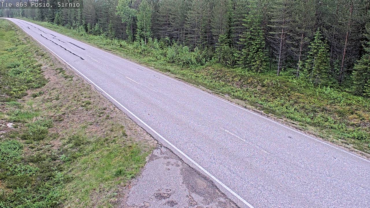 Kelikamerat Kuva Tie 863 Posio, Sirniö, Posio, Lappi