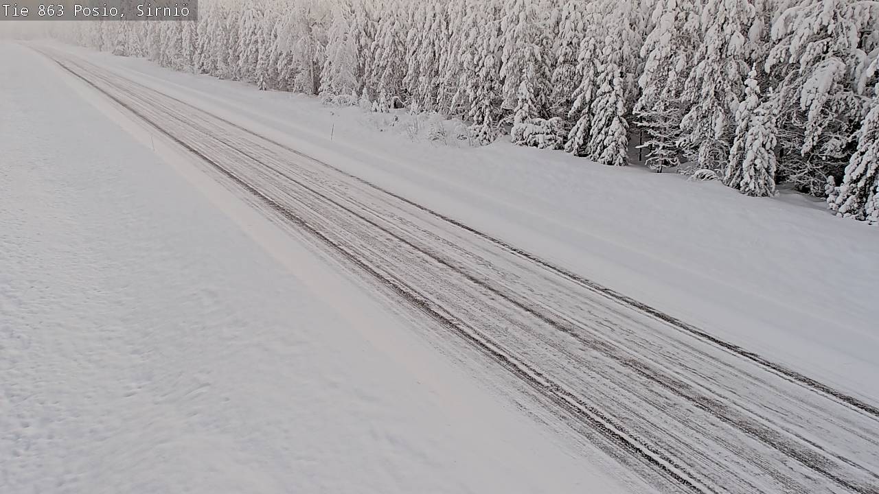 Kelikamerat Kuva Tie 863 Posio, Sirniö, Posio, Lappi
