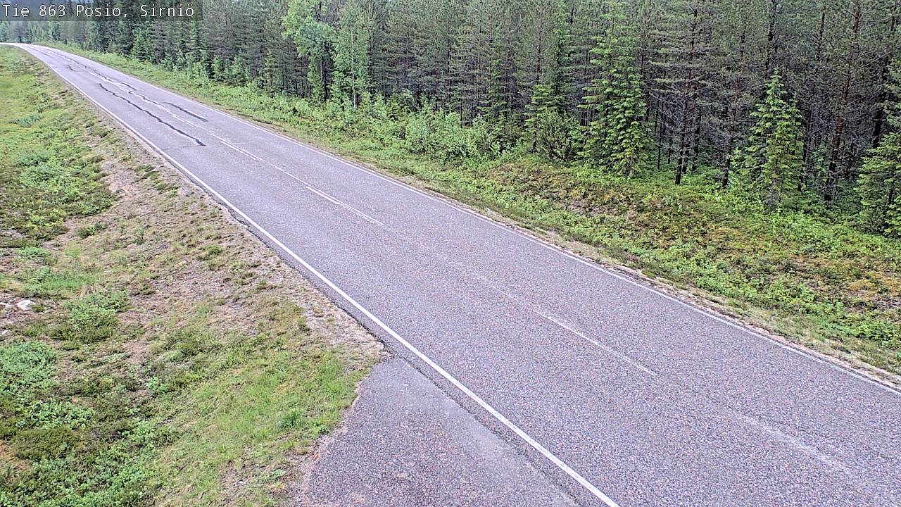 Kelikamerat Kuva Tie 863 Posio, Sirniö, Posio, Lappi