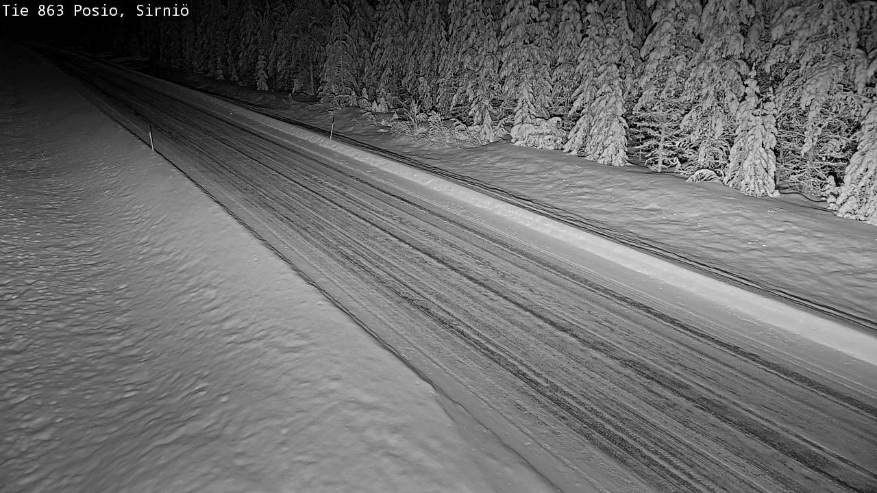 Weather Camera Image Road 863 Posio, Sirniö, Posio, Lappi
