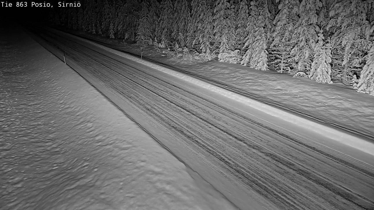 Kelikamerat Kuva Tie 863 Posio, Sirniö, Posio, Lappi