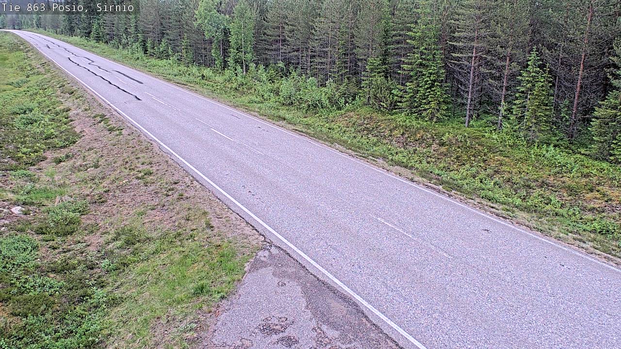 Kelikamerat Kuva Tie 863 Posio, Sirniö, Posio, Lappi