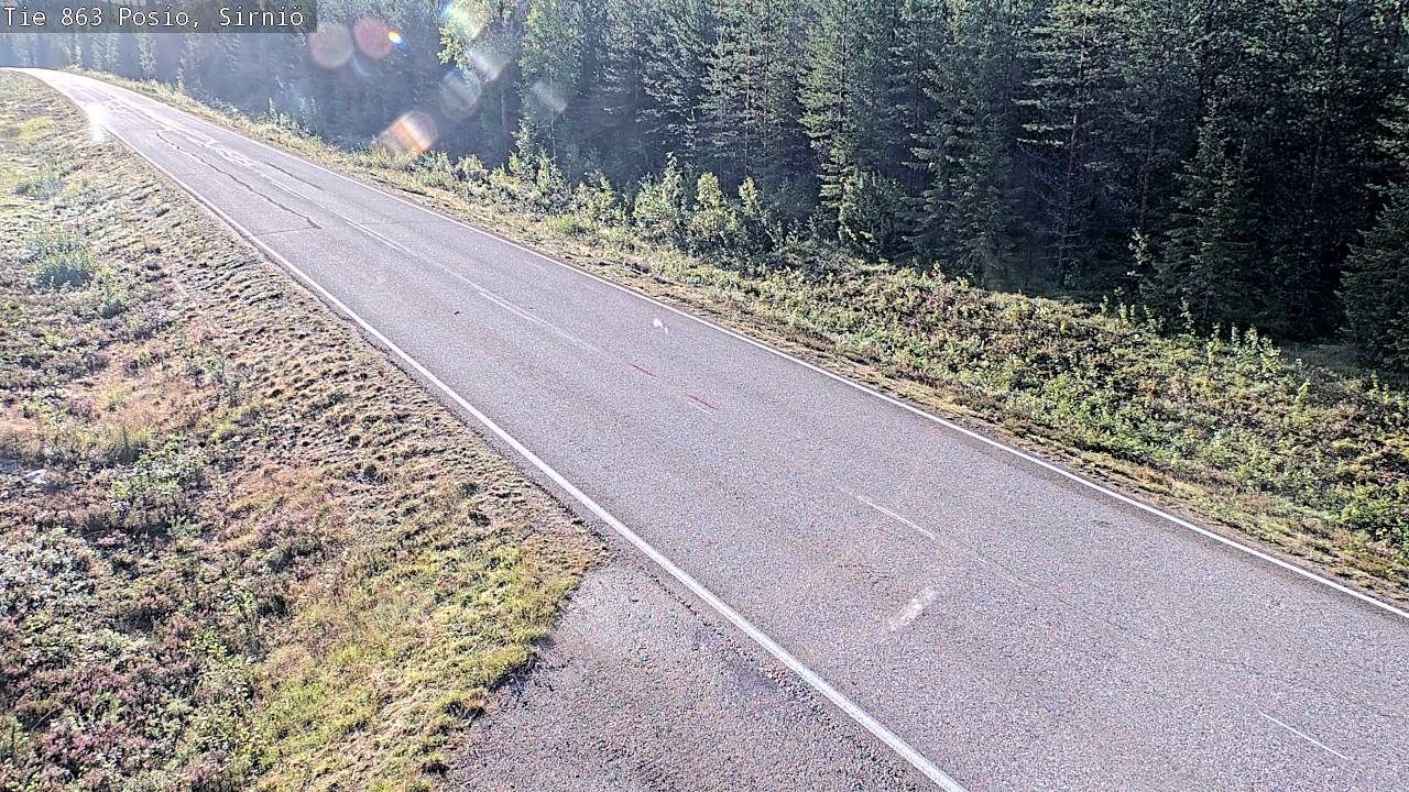 Kelikamerat Kuva Tie 863 Posio, Sirniö, Posio, Lappi